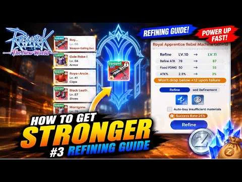 Ragnarok The New World Safe Refining Guide - No-Break Refinement to +15