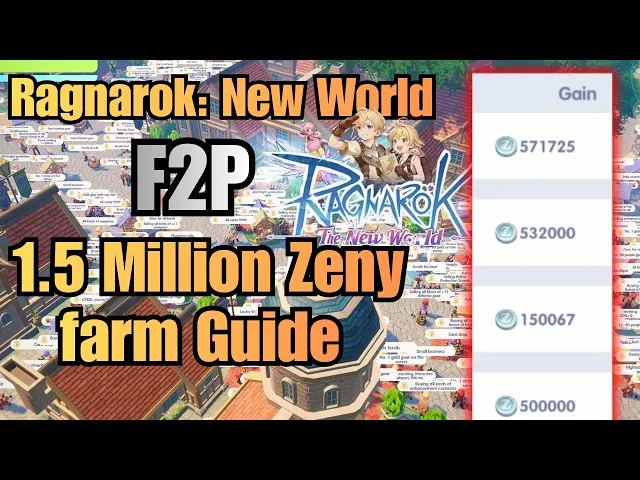 Ragnarok The New World Zeny Farming Guide - Best Methods to Earn Zeny
